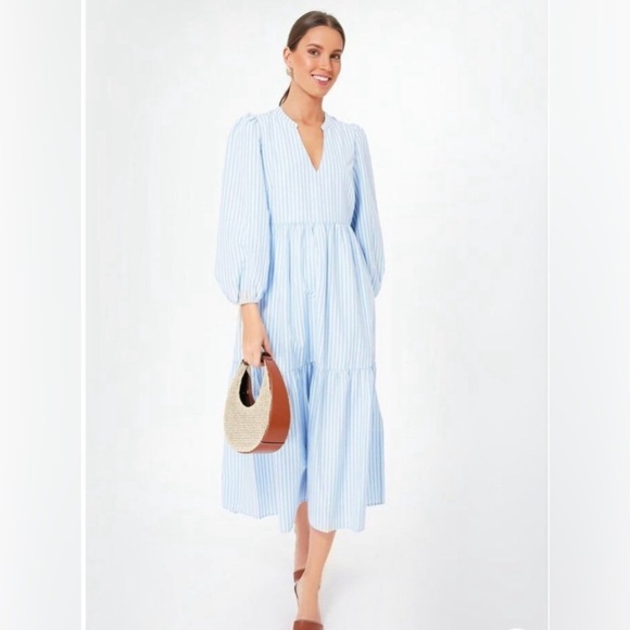 Pomander Place Dresses & Skirts - Pomander Place by Tuckernuck Alora Blue Stripe Maxi Dress